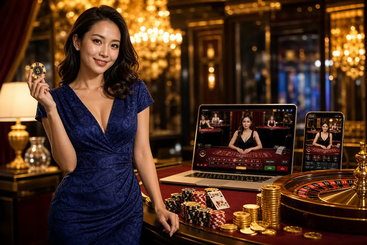 luckyd88 Casino meja permainan live dealer